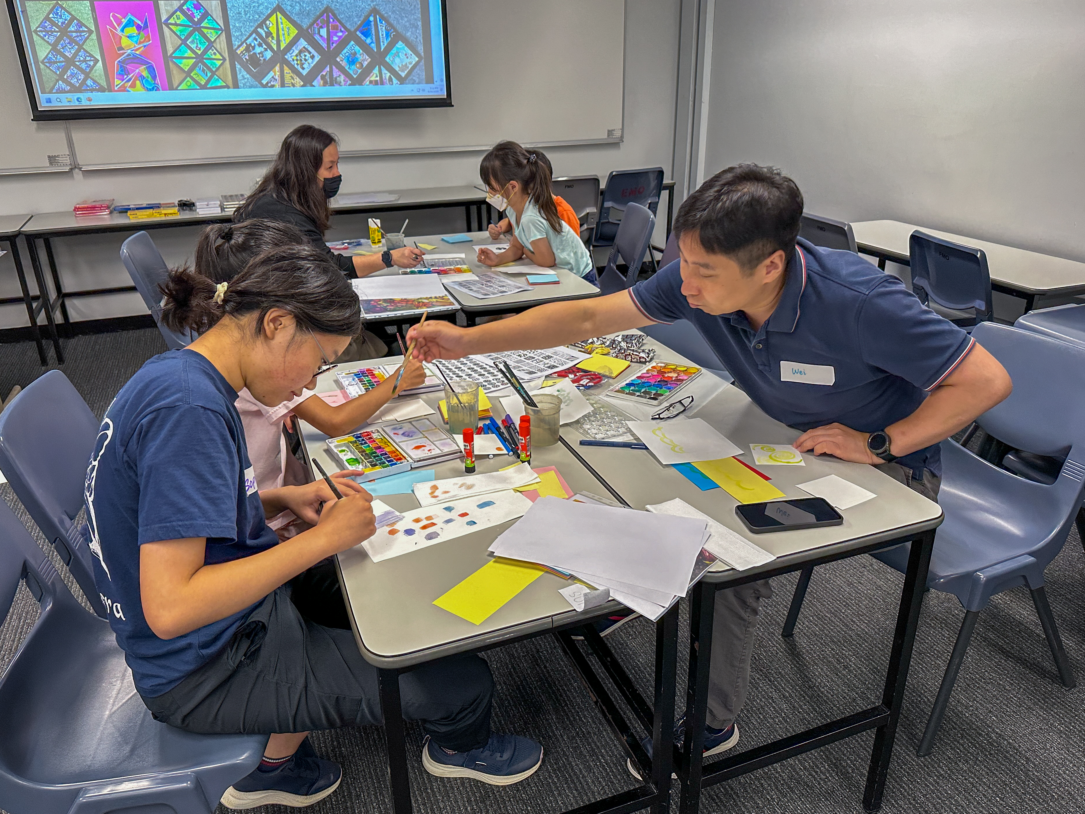 Colors of Inclusion: Art Workshop for Staff and Family