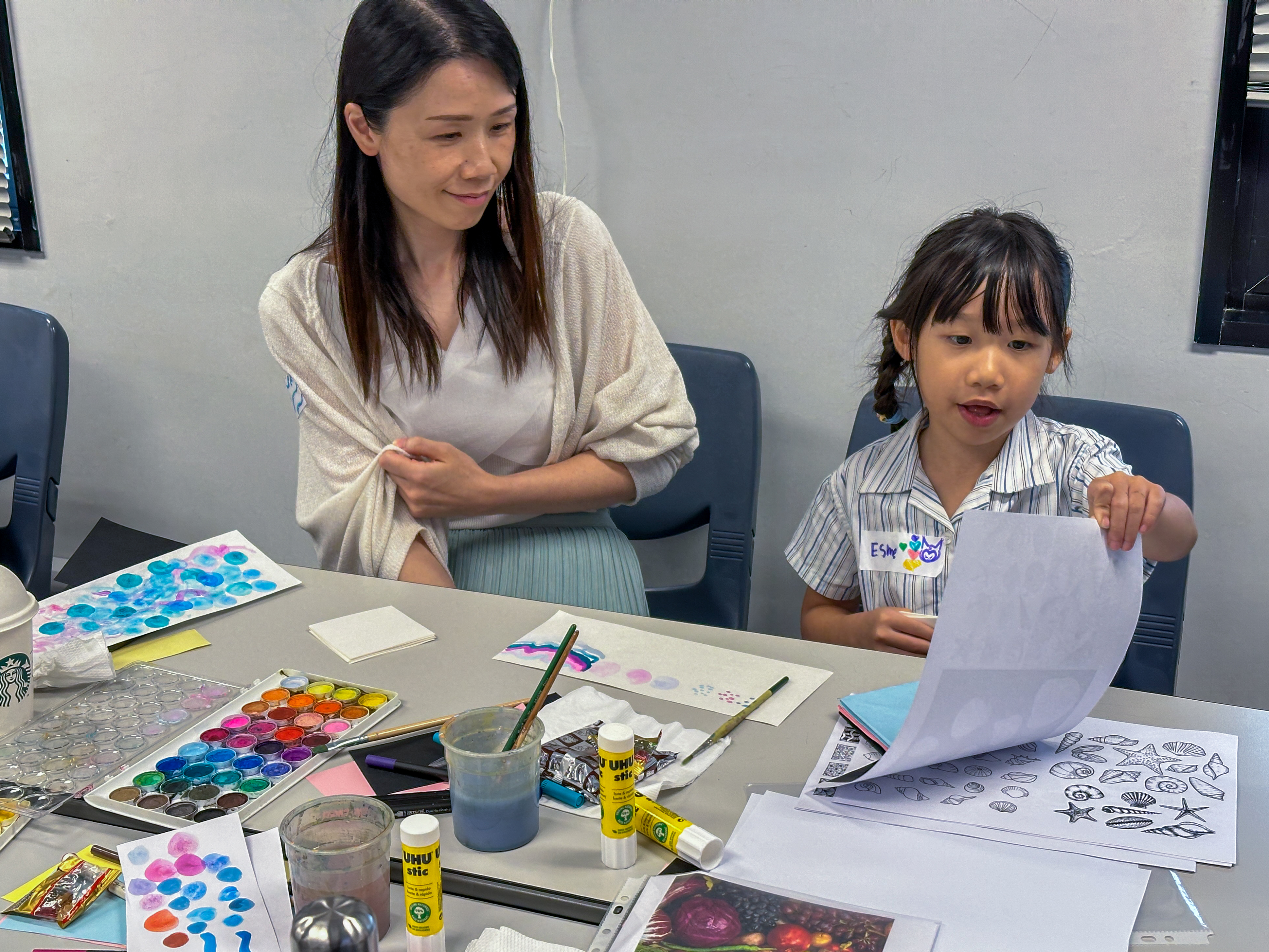 Colors of Inclusion: Art Workshop for Staff and Family