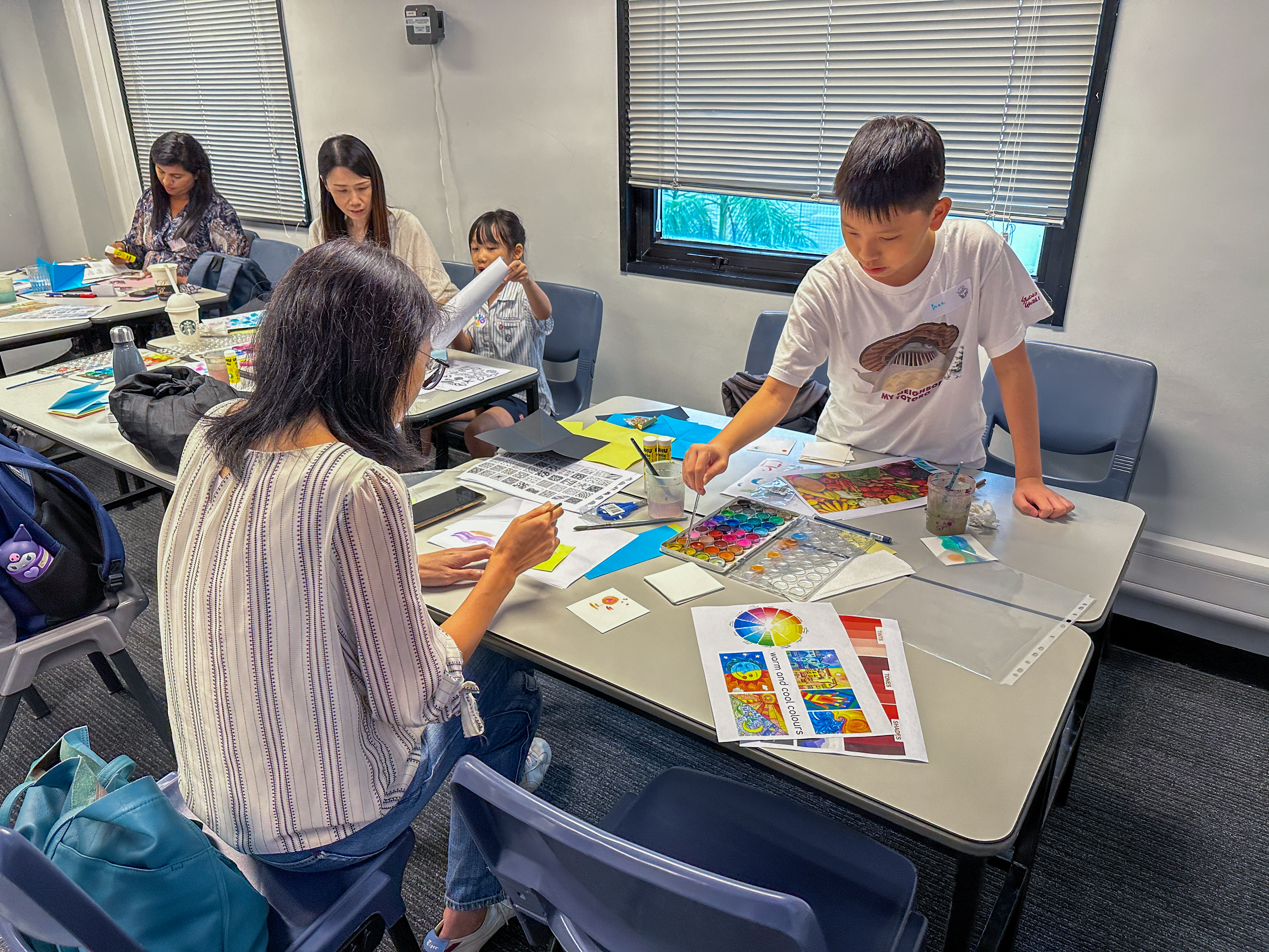 Colors of Inclusion: Art Workshop for Staff and Family