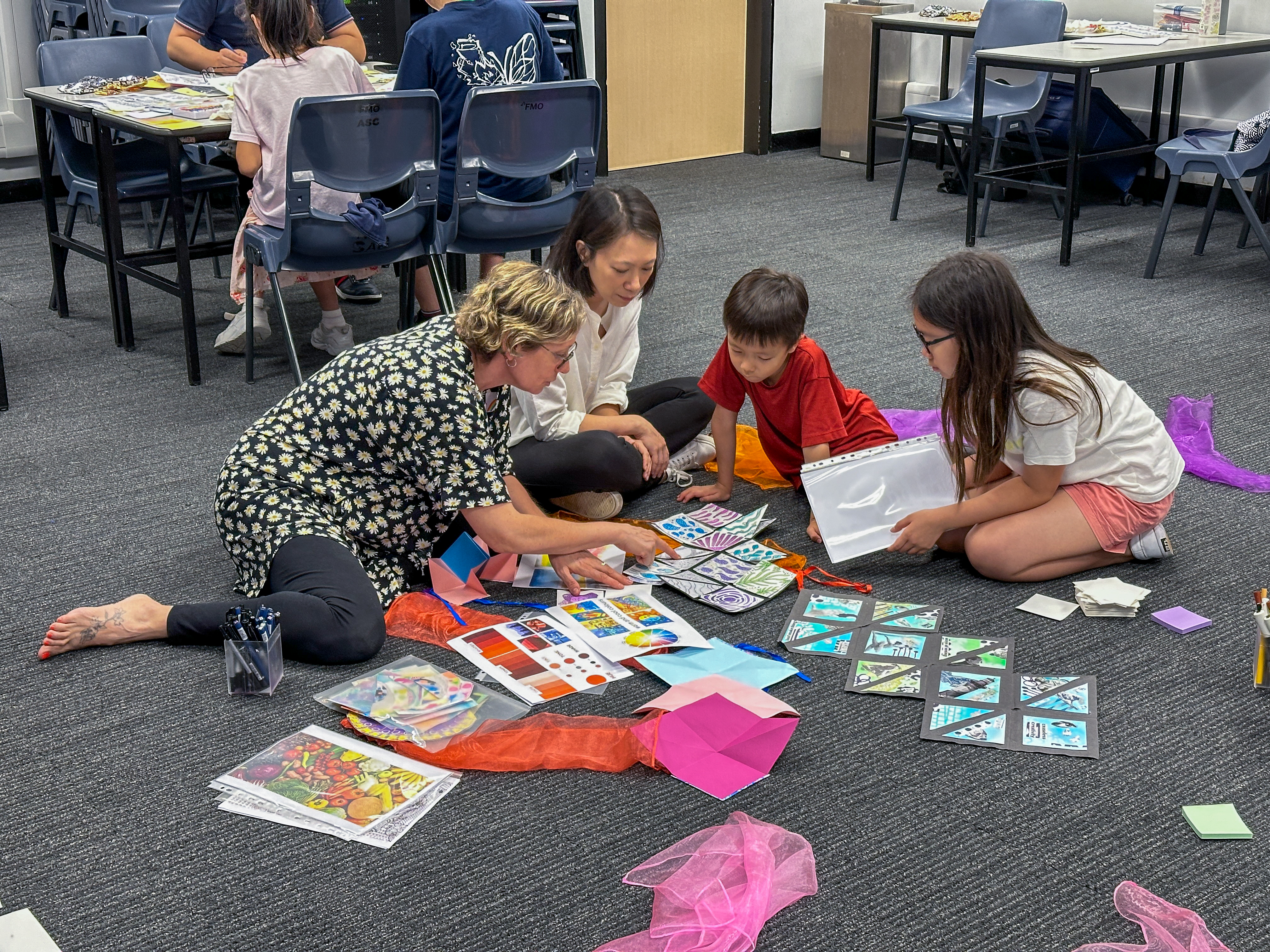 Colors of Inclusion: Art Workshop for Staff and Family